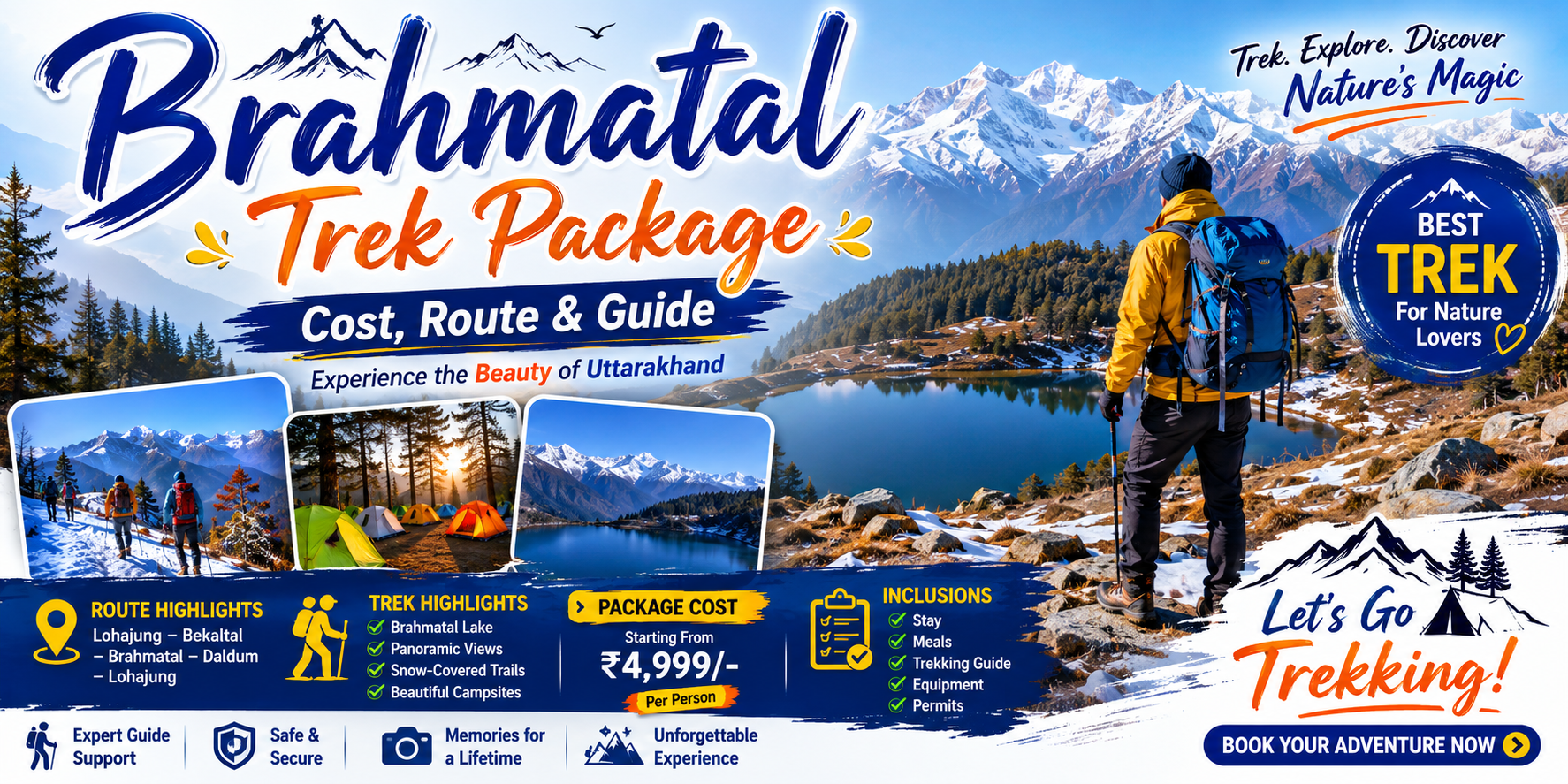 Brahmatal Trek Package Cost Route Guide